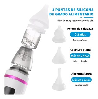 Foto 4 | Foto 4 | Aspirador Nasal Bebe Electrico Blanco Con Rosa