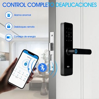 Foto 3 | Foto 3 | Cerradura Electrónica Inteligente Digital Eo Safe Imports Esi-21827 Negro