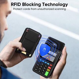 Foto 6 | Foto 6 | Cartera Magsafe Finpac Para Iphone De La Serie 12/13/14/15/16/17  Color Negro - Venta Internacional.