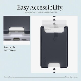Foto 6 | Foto 6 | Tarjetero Wallet Spigen Classic C1 Graphite Magsafe - Venta Internacional.
