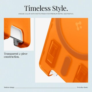 Foto 3 | Foto 3 | Tarjetero Wallet Spigen Classic C1 Tangerine Magsafe - Venta Internacional.