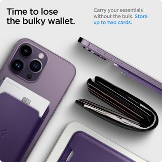 Foto 5 | Foto 5 | Tarjetero Spigen Para Iphone 17/12 Magsafe Wallet Color Morado - Venta Internacional.