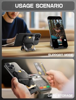 Foto 2 | Foto 2 | Tarjetero I-blason Magsafe Wallet Para Iphone  Color Negro - Venta Internacional.