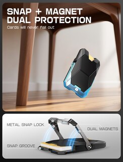 Foto 4 | Foto 4 | Tarjetero I-blason Magsafe Wallet Para Iphone Color Negro - Venta Internacional.