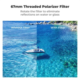 Foto 2 | Foto 2 | Adaptador De Montaje De Filtro De Lente Magnética Con Cpl De 67 Mm Para Iphone - Venta Internacional.