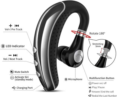 Foto 2 | Foto 2 | Auriculares Bluetooth Lsapt V5.0 Ultraligeros Con Cancelación De Ruido - Venta Internacional.