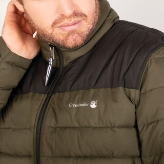 Foto 4 | Foto 4 | Chamarra Greenlander Para Hombre Doble Vista Térmica Ligera Tallas Extras Verde Oscuro