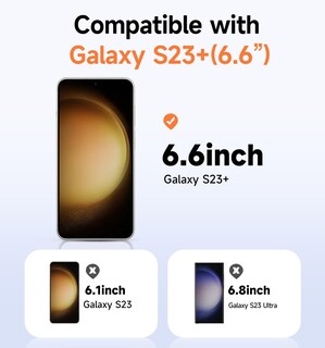 Foto 2 | Foto 2 | Protector De Pantalla De Privacidad De Vidrio Templado Para Samsung S23 Plus - Venta Internacional.