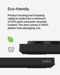 Foto 7 | Foto 7 | Base De Carga Inalámbrica Belkin 2 En 1 Con Magsafe De 15 W Negra - Venta Internacional.
