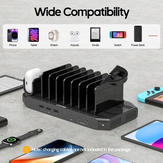 Foto 3 | Foto 3 | Estación De Carga Usb-c De Unitek 60 W 6 Puertos Base De Carga Rápida - Venta Internacional.