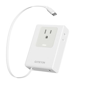 Foto 1 | Foto 1 | Cargador De Pared Gitryin Flat Usb C De 40 W Con Cable De 80 Cm Y 3 Salidas - Venta Internacional.