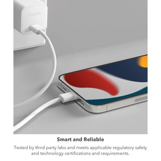 Foto 6 | Foto 6 | Cargador Mophie Speedport 30 Usb-c 30w Para Macbook Pro 13 - Blanco - Venta Internacional.