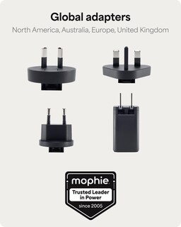 Foto 2 | Foto 2 | Cargador Mophie Speedport 40 Travel Usb-c Gan De 40 W Con Adaptadores - Venta Internacional.