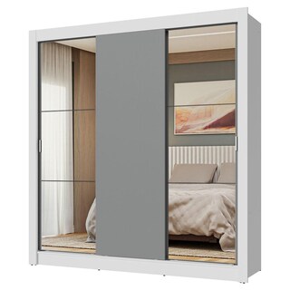 Foto 1 | Foto 1 | Ropero Closet Madesa 3 Puertas 2 Espejos Bg