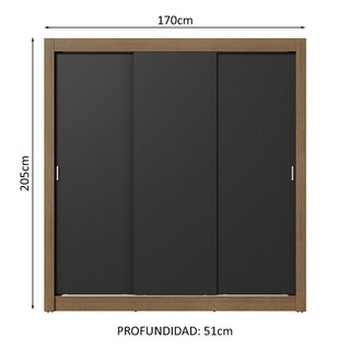 Foto 3 | Foto 3 | Ropero Closet Madesa Sublime 3 Puertas 4 Cajones Mn 2