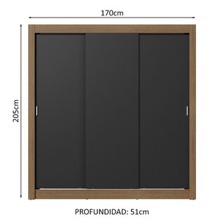 Foto 3 | Foto 3 | Ropero Closet Madesa 3 Puertas Mn