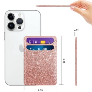 Foto 2 | Foto 2 | Tarjetero Yiyahu  Paquete De 2 Adhesivos Para Iphone Y Android - Venta Internacional.