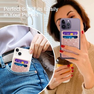 Foto 5 | Foto 5 | Tarjetero Yiyahu  Paquete De 2 Adhesivos Para Iphone Y Android - Venta Internacional.