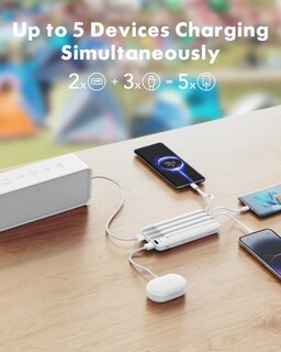 Foto 3 | Foto 3 | Power Bank Charmast 20000mah 20w De Carga Rápida Con Cables - Venta Internacional.