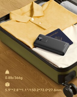 Foto 5 | Foto 5 | Power Bank Charmast C2046s 20000 Mah Con Enchufe De Pared De 20 W Pd - Venta Internacional.