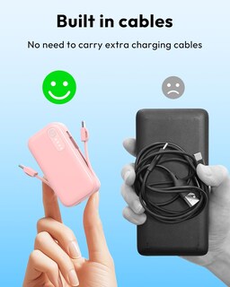 Foto 3 | Foto 3 | Power Bank A Addtop 5000 Mah Paquete De 2 Cables Integrados - Venta Internacional.