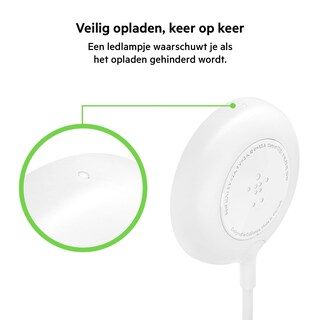 Foto 6 | Foto 6 | Cargador Magnético Inalámbrico Belkin Con Cable Qi De 2 M Para Iphone 12 - Venta Internacional.