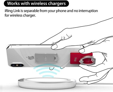 Foto 4 | Foto 4 | Soporte Para Teléfono Iring Link Compatible Con Carga Inalámbrica Plateado - Venta Internacional.
