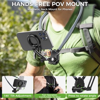Foto 2 | Foto 2 | Soporte De Teléfono Con Cuello Magnético Senwow Para Iphone 16 15 14 13 12 - Venta Internacional.