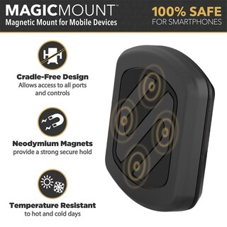 Foto 2 | Foto 2 | Soporte Magnético Para Teléfono De Coche Magicmount De Scosche Paquete De 2 - Venta Internacional.