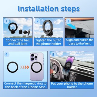 Foto 6 | Foto 6 | Soporte De Teléfono De Coche Pzk Para Toyota Tundra 2007-2013/sequoia - Venta Internacional.