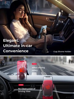 Foto 4 | Foto 4 | Soporte Para Teléfono Con Forma De Copa De Coche Lisen No Se Agita Para Iphone Samsung - Venta Internacional.