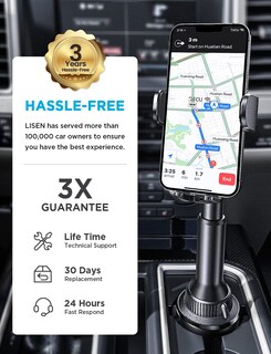 Foto 7 | Foto 7 | Soporte Para Teléfono Con Forma De Copa De Coche Lisen No Se Agita Para Iphone Samsung - Venta Internacional.