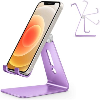 Foto 1 | Foto 1 | Soporte Para Teléfono Celular Omoton C2 De Aluminio Ajustable Morado - Venta Internacional.