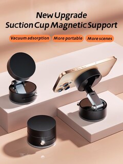 Foto 3 | Foto 3 | Soporte Magnético Para Teléfono Al Vacío Copfastok 2025 Para Coche Color Negro - Venta Internacional.