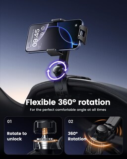 Foto 3 | Foto 3 | Soporte Para Teléfono De Coche Tablero Vpryhuan Rotación De 360° - Venta Internacional.