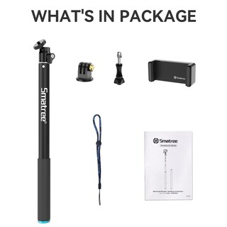 Foto 6 | Foto 6 | Palo Para Selfies Smatree De 1 78 M Compatible Con Dji Osmo 360 Gopro - Venta Internacional.