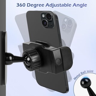 Foto 4 | Foto 4 | Soporte Magnético Para Teléfono Wiwiiron Para Gimnasio Ajustable 360° Negro - Venta Internacional.