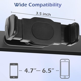 Foto 5 | Foto 5 | Soporte Magnético Para Teléfono Wiwiiron Para Gimnasio Ajustable 360° Negro - Venta Internacional.