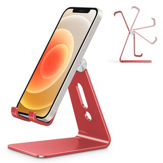 Foto 1 | Foto 1 | Soporte Para Teléfono Celular Omoton C2 De Escritorio De Aluminio Rojo - Venta Internacional.