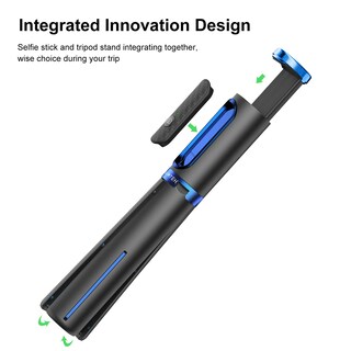 Foto 2 | Foto 2 | Trípode Para Selfies Atumtek Aluminio Bluetooth Azul - Venta Internacional.