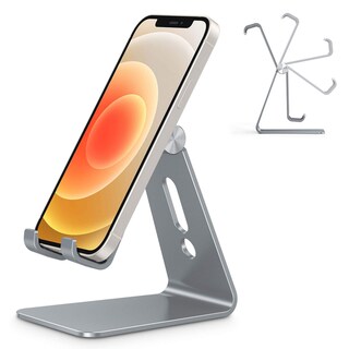 Foto 1 | Foto 1 | Soporte Para Teléfono Celular Omoton C2 Soporte De Escritorio De Aluminio Gris - Venta Internacional.