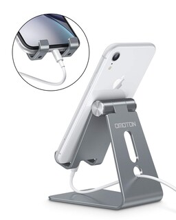 Foto 7 | Foto 7 | Soporte Para Teléfono Celular Omoton C2 Soporte De Escritorio De Aluminio Gris - Venta Internacional.