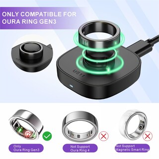 Foto 2 | Foto 2 | Cargador Ahz Para Oura Ring Gen3 Tamaño 9 Con Cable Usb-c - Venta Internacional.