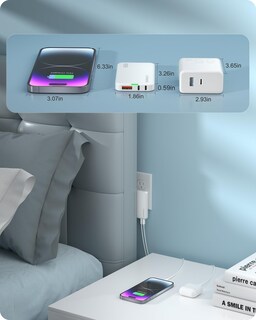 Foto 5 | Foto 5 | Cargador Kwrnvo Plano Usb De Pared 65w Gan 3 Puertos Macbook Pro/air - Venta Internacional.