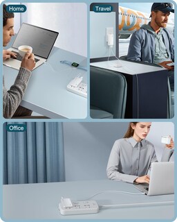 Foto 7 | Foto 7 | Cargador Kwrnvo Plano Usb De Pared 65w Gan 3 Puertos Macbook Pro/air - Venta Internacional.