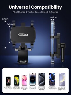 Foto 4 | Foto 4 | Soporte Para Teléfono De Coche Jawhalt Soporte Para Salpicadero Con Rotación De 360° - Venta Internacional.