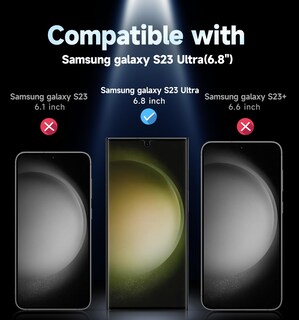 Foto 2 | Foto 2 | Protector De Pantalla Magic John Para Samsung Galaxy S23 Ultra - Venta Internacional.