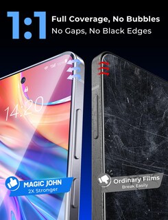 Foto 7 | Foto 7 | Protector De Pantalla Magic John De Cristal Templado Para Samsung S25 Edge - Venta Internacional.