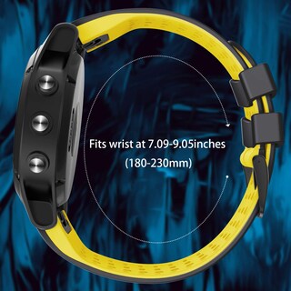 Foto 6 | Foto 6 | Correa De Reloj Notocity Para Fenix 6 47 Mm/fenix 8 47 Mm De Silicona - Venta Internacional.