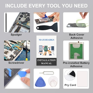 Foto 5 | Foto 5 | Bateria Maxsharks Eb-bg973abu Para Samsung Galaxy S10 Kit - Venta Internacional.